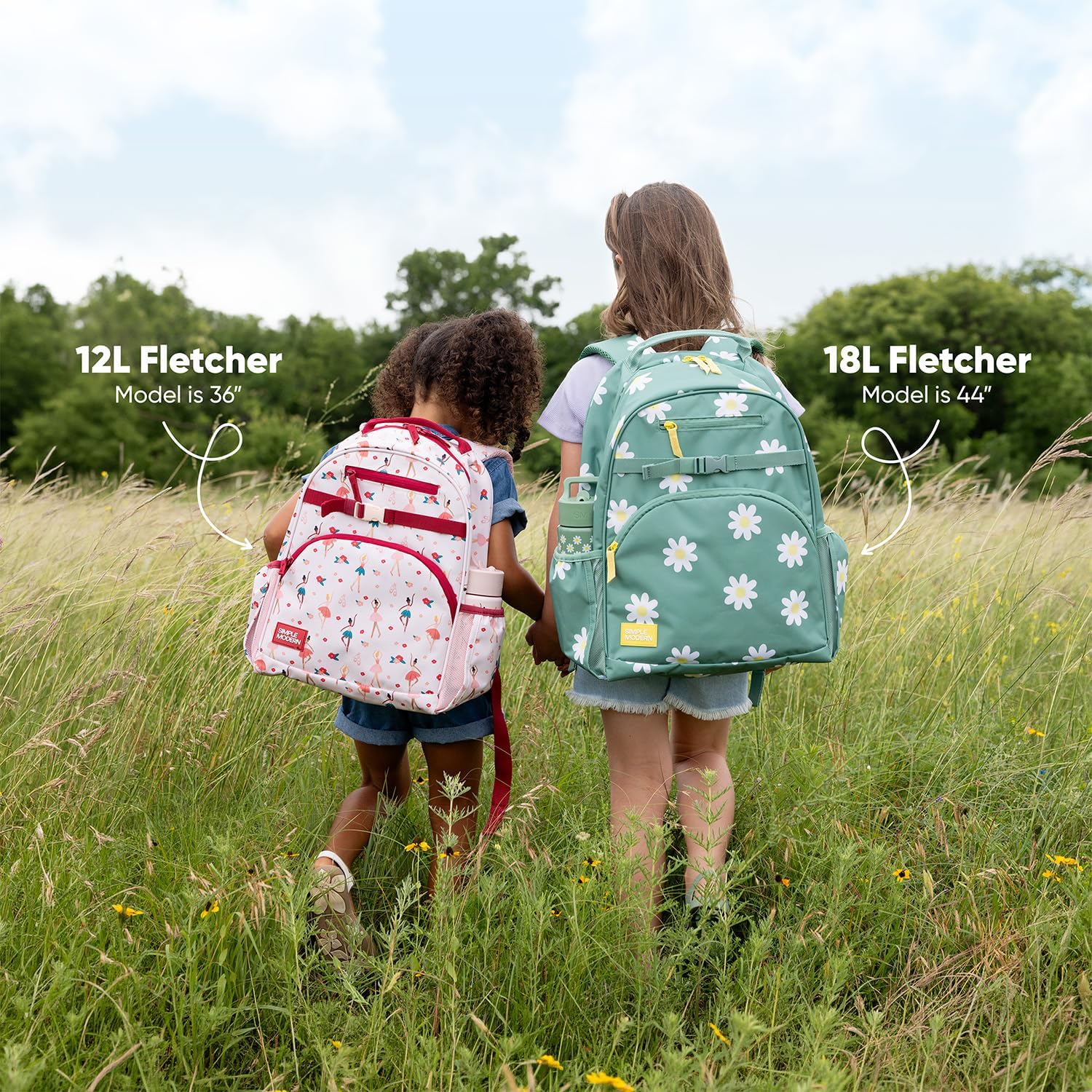 Simple Modern Disney Pixar Kids Backpack for School, Girls, Boys | 12L | Fletcher Pixar Bookbag, School Backpack for