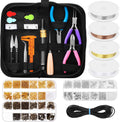 Jewelry Making Supplies Kit, Jewelry Making Kit with Jewelry Making Tools, Jewelry Wires and Jewelry Findings for