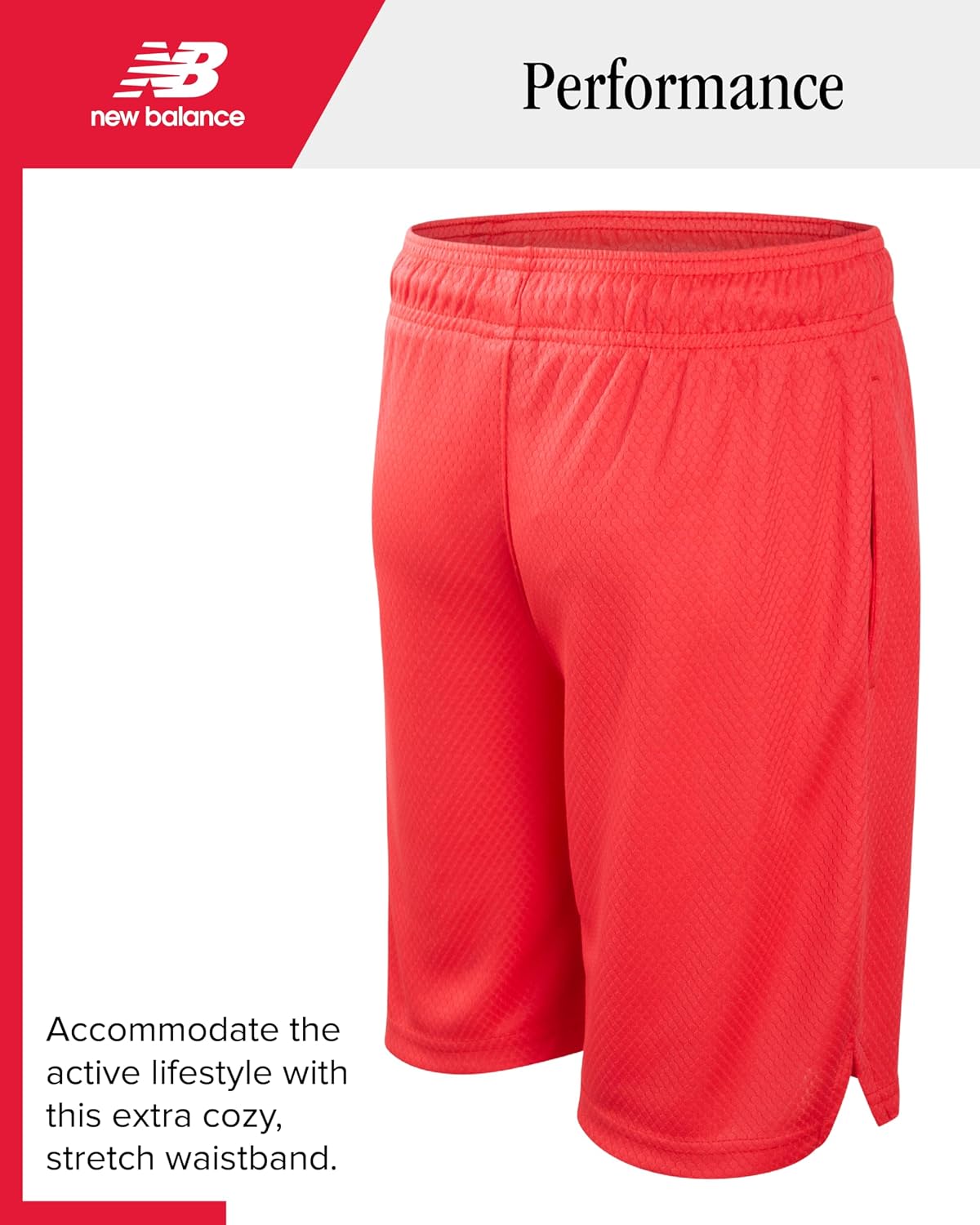 Boys' Active Shorts - Performance Gym Shorts with Pockets - Kids' Mesh Athletic Shorts for Boys' (Size: 4-20)