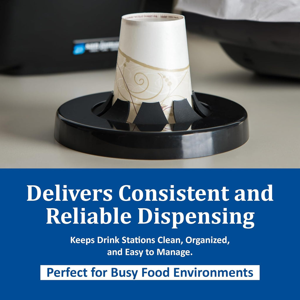 23.5-Inch in-Counter Cup Dispenser, 4-24 oz, Adjustable Lever