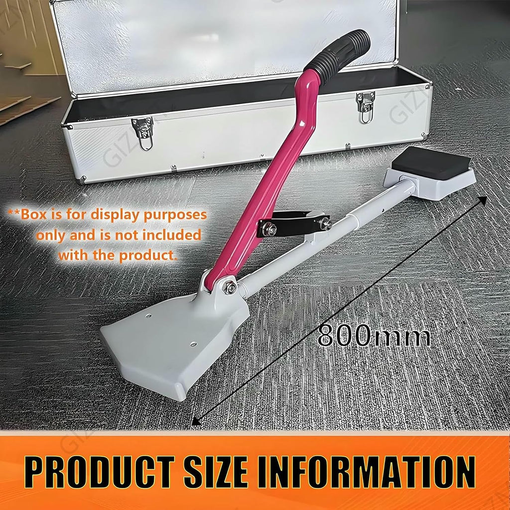 Kneeless Carpet Stretcher, Carpet Kicker Stretcher, Fit Laying Tool w/Soft Rubber Handle and Grippers for DIY