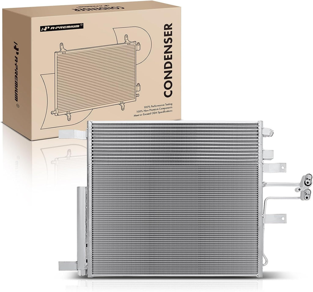 A-Premium Air Conditioning Condenser Compatible with Ram