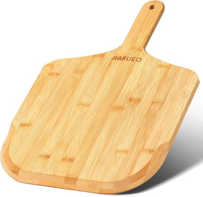 Pizza Peel 12 inch, Bamboo Pizza Paddle Spatula