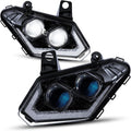 M MIBAHE 600% Brighter LED Headlights with DRL DOT Approved Compatible with Can-Am Maverick X3 Max XDS XRS R Turbo DPS 2017-2025, Replacement Part 710004658, 710004659