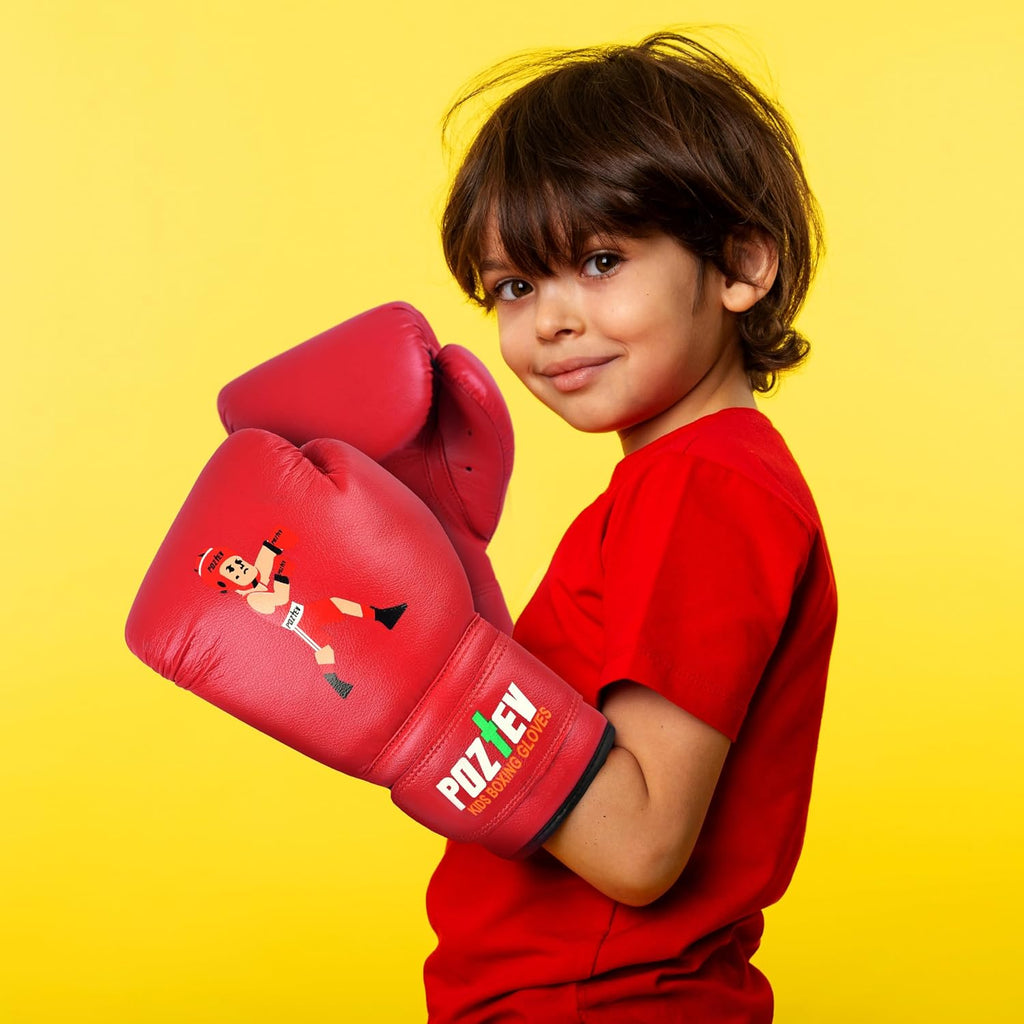 Youth Boxing Gloves for Kids Ideal for Boxing, Kickboxing, Muay Thai, UFC, MMA - Beginner Junior Heavy Punching Bag