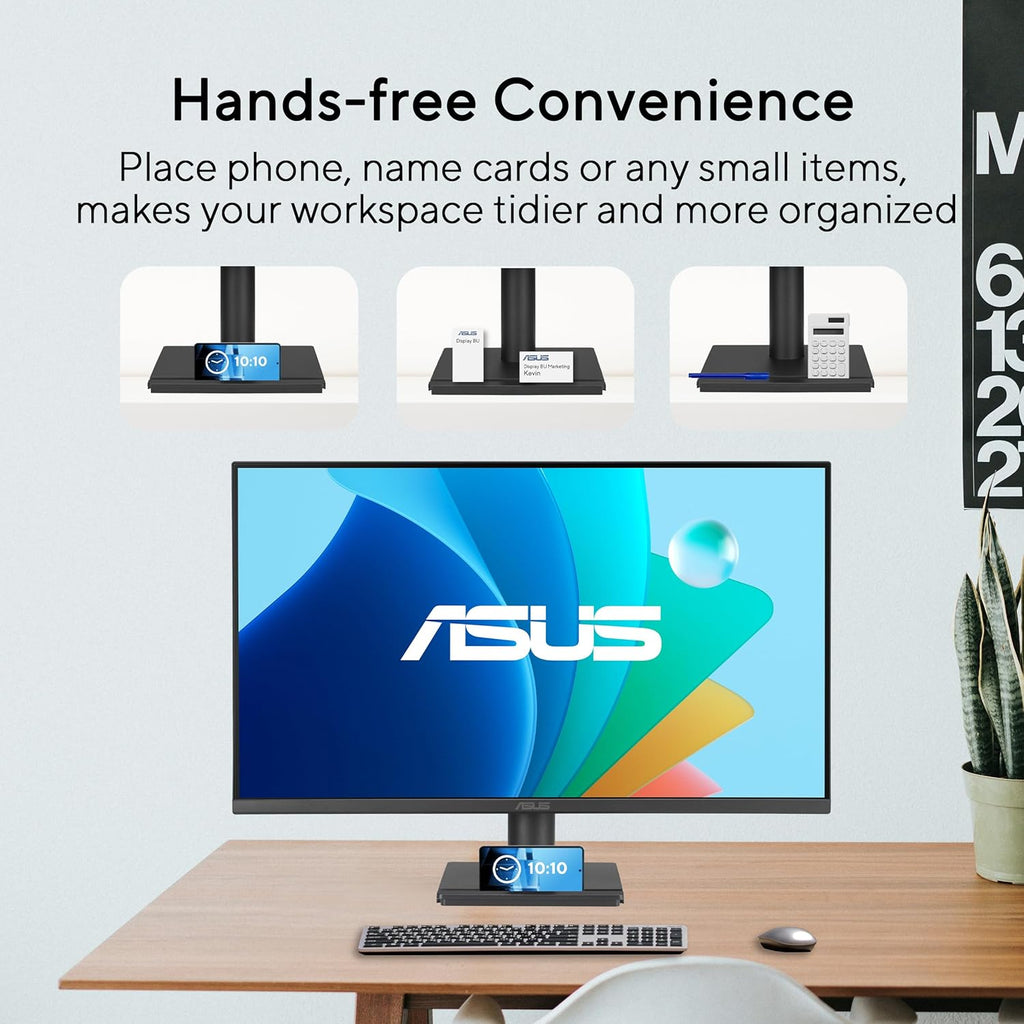 24” 1080P Computer Monitor (VA249QG) – IPS, Full HD, 120Hz, 1ms, Adaptive-Sync, 99% sRGB, Speakers, HDMI