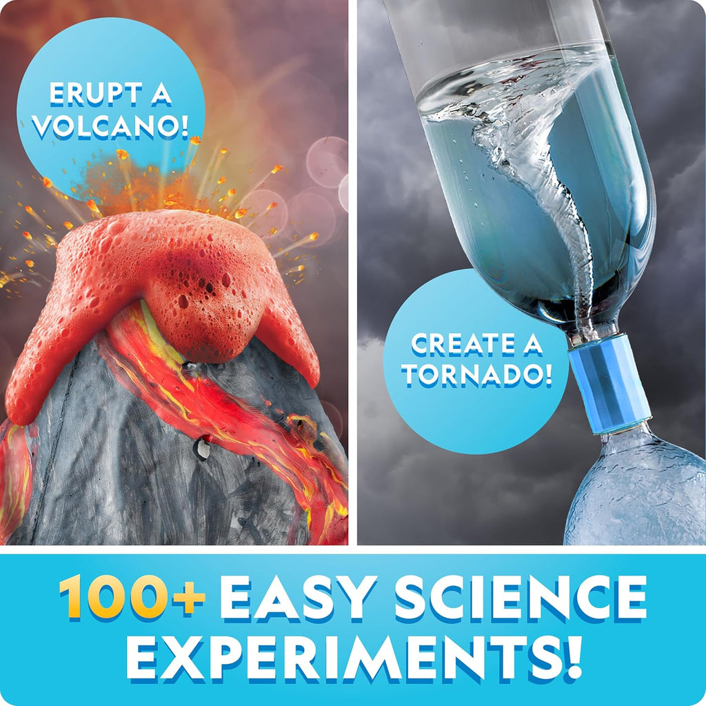 National Geographic Earth Science Kit with 100+ Activities for Kids 8-12 | Crystal Growing, Volcano Experiments, Rock