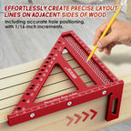 8.5-Inch 3D Large Carpenter Square for Multi-Angle Measuring and Marking | 15-90 Degrees Angle Marking Square