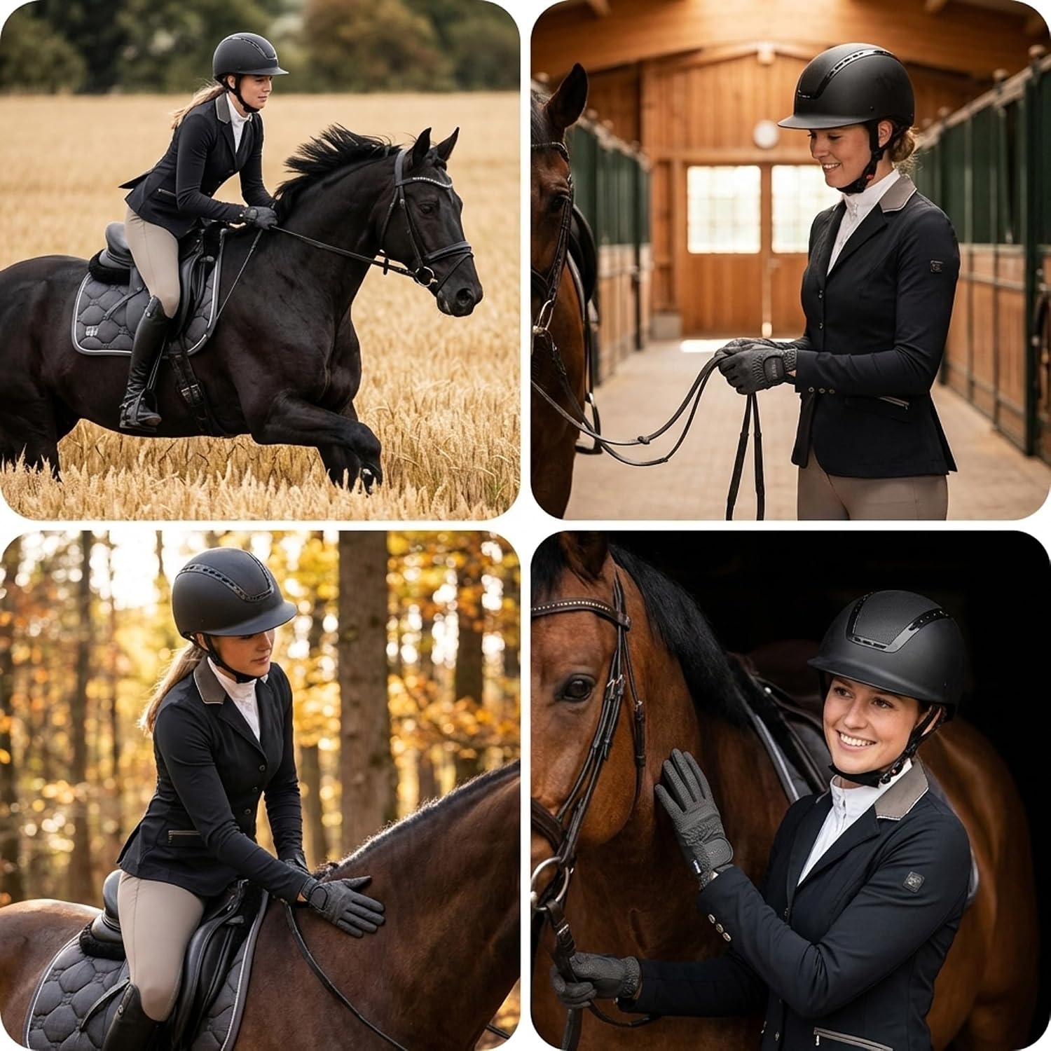 Sportstyle Riding Gloves – Stretchable Equestrian Hand Protection – Touchscreen-Compatible