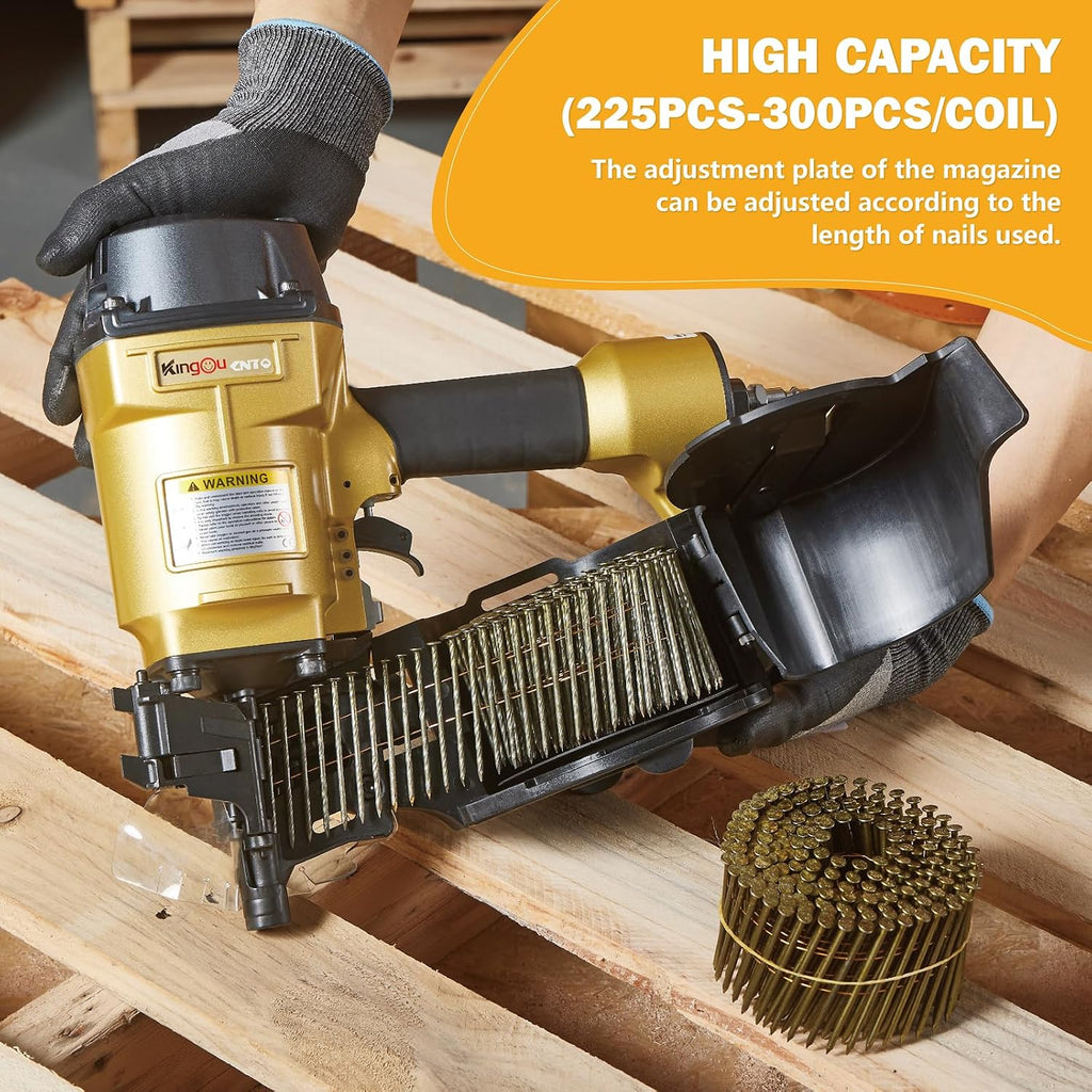 CN70 Siding Nailer Accepts 1-3/4-Inch to 2-3/4-Inch Nails