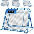 Soccer Baseball Rebounder Net, 3 Angles Adjustable Soccer Goal Rebounder for Control, Passing Practice, Heavy-Duty