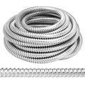 Yaocom 1 Inch Metal Flexible Conduit 50 ft, Galvanized Reduced Wall