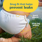 Reusable Swim Diaper with Snaps - Medmain Zoe, Size M (16-28 lbs)