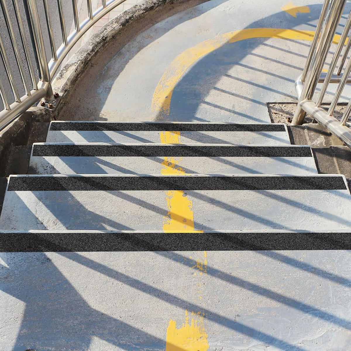 Heavy Duty Anti Slip Traction Tape 2" x 38 FT, 80 Grit Waterproof High Friction Grip Tape for Indoor Outdoor Stairs