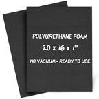 Pick and Pluck Polyurethane Foam Insert 20 × 16 × 1 Inch Thick, 2 Pack