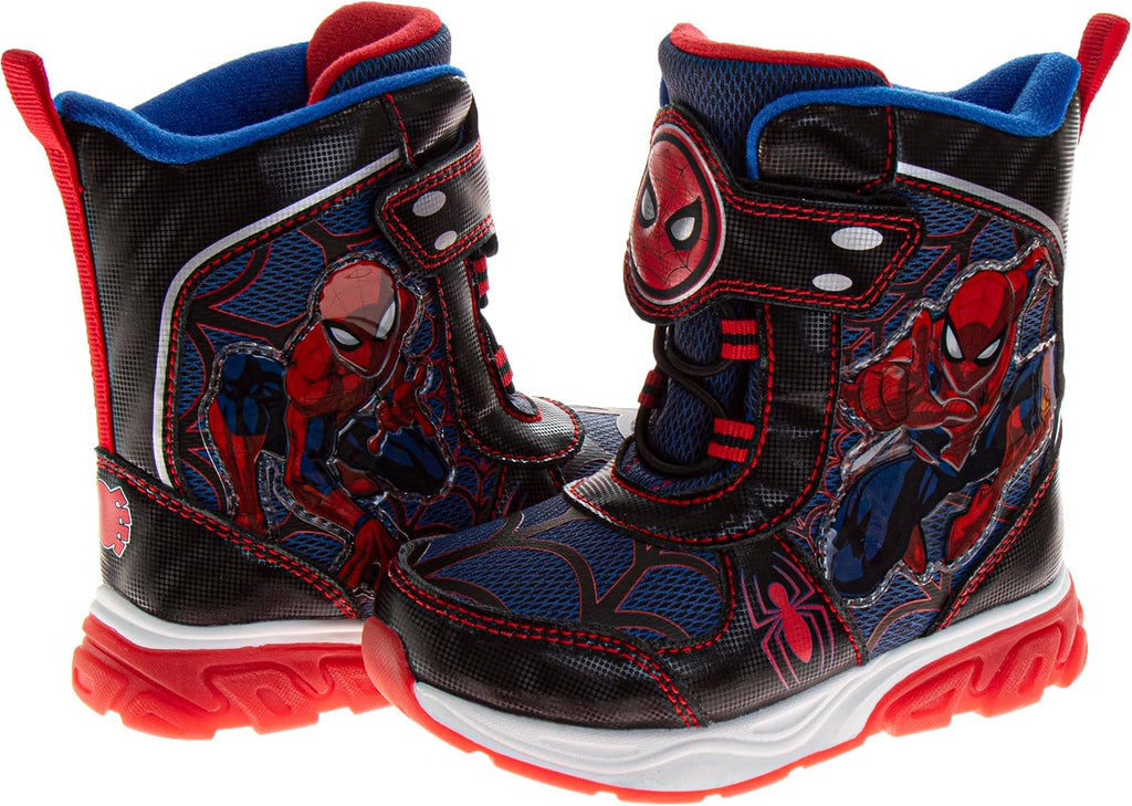Mickey Mouse Toy Story Cars Snow Boots - Kids Water Resistant Winter Boots (Toddler/Little Kid)