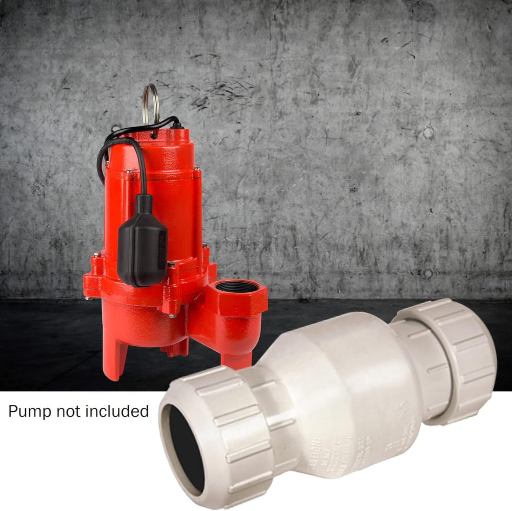 Red Lion WCV2, 2" PVC Heavy-duty Sewage Check Valve
