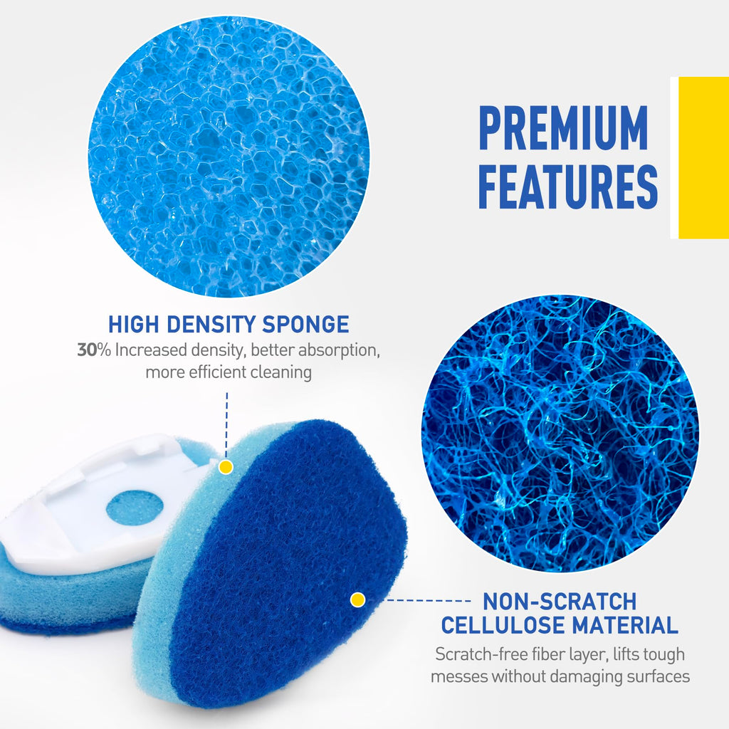 Dishwand Refills Sponge Replacement Heads 3Pcs for Scotch-Brite Dish Wand