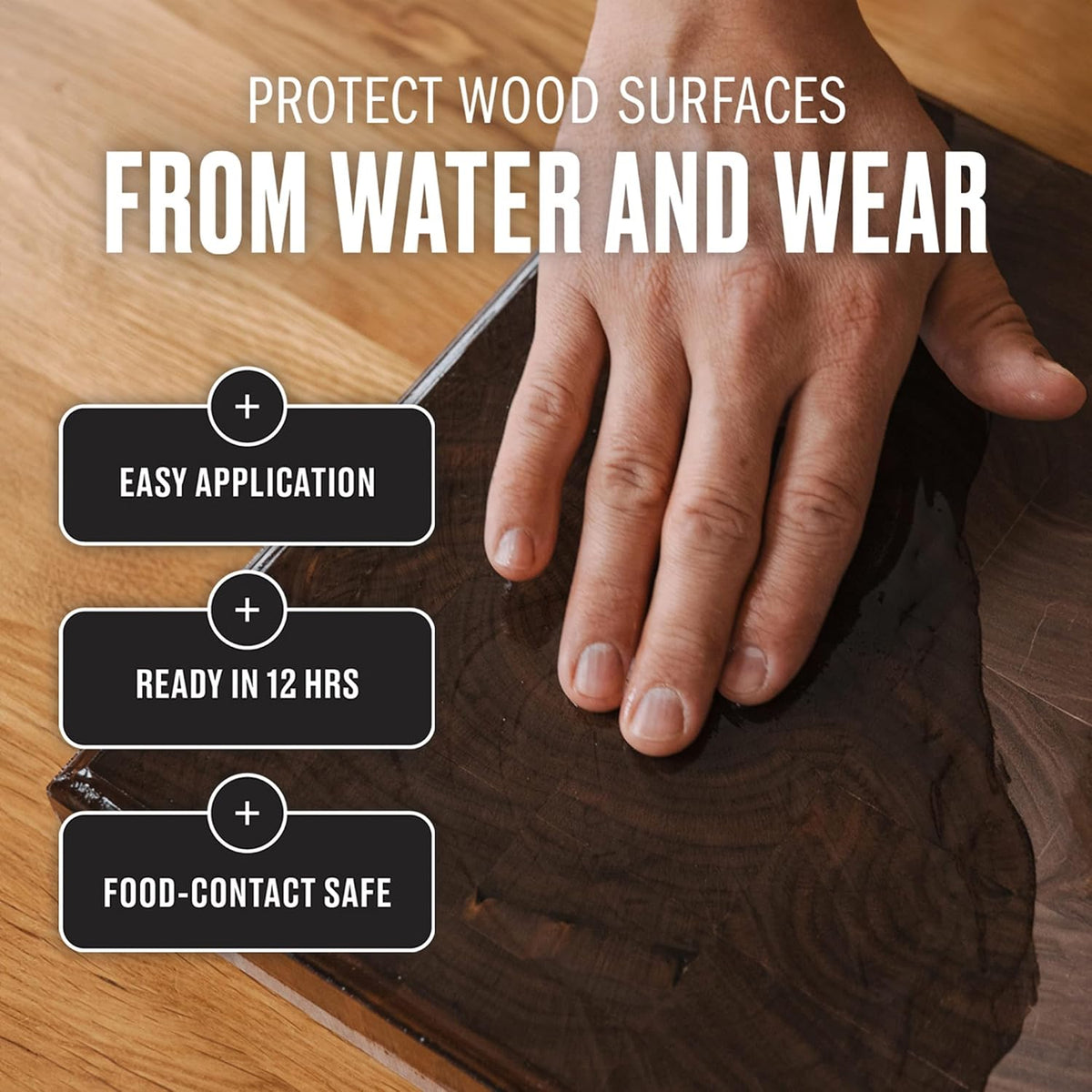 Cutting Board Oil 16oz and Wood Wax 3oz Set