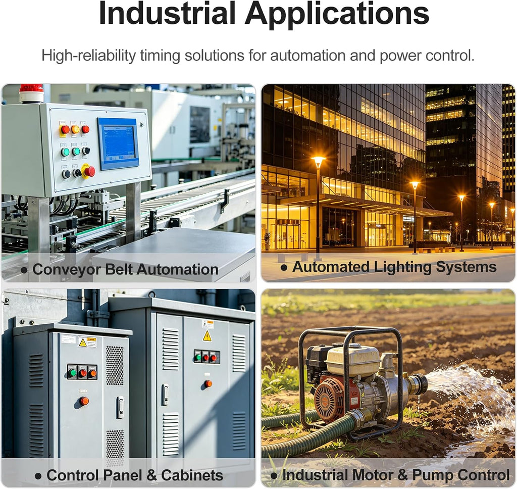BAOMAIN H3Y-2 AC 110V Time Delay Relay, 10 Minutes DPDT 8 Pin Solid State Timer with Socket Base, 5A 250VAC Resistive Load