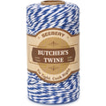 Blue and White Cotton Twine String, Bakers String Holiday String for Gift Wrapping, Crafts, Butcher Use, DIY Projects