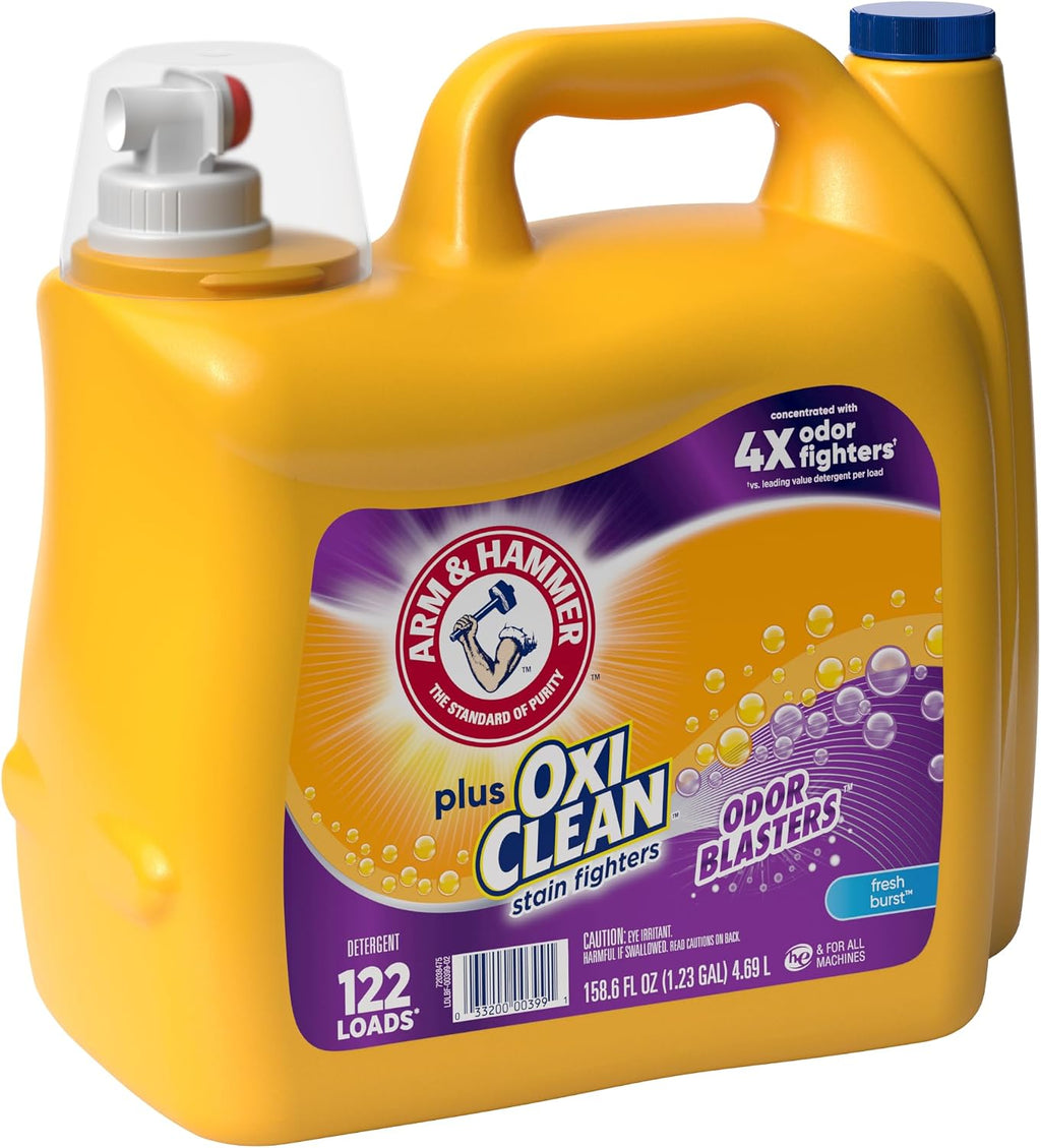 Plus OxiClean with Odor Blasters Liquid Laundry Detergent