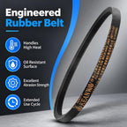 B38 / 5L410 B Profile Rubber Drive V-Belt, 38 Inch Classic Wrapped Construction V-Belts, 38"/965mm Drive Belt for Industrial Machine Generators Transmission Belts Replacement