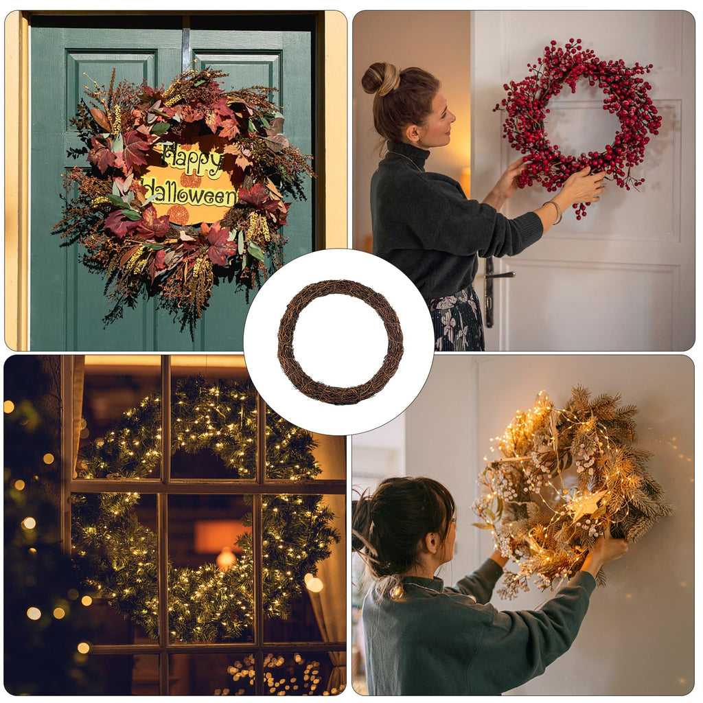 14 Inch Grapevine Wreath Form, 2 Pack