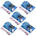 D-FLIFE 5pcs XH-M131 Photoresistor Relay Module, DC 12V 10A Light Control Switch Photoresistor Relay Module Detection Sensor Brightness Automatic Control Module with Cable