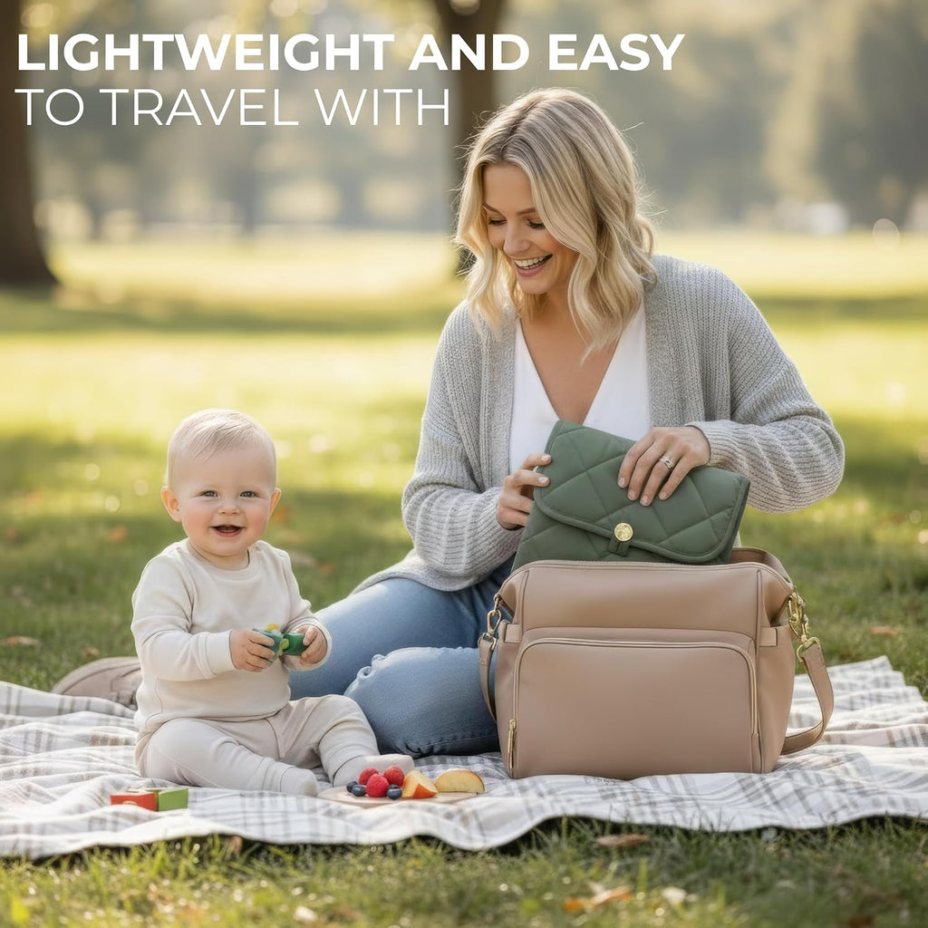 Portable Diaper Changing Pad - Soft and Easy to Clean Diaper Changing Mat for Babies - The Perfect Lightweight and