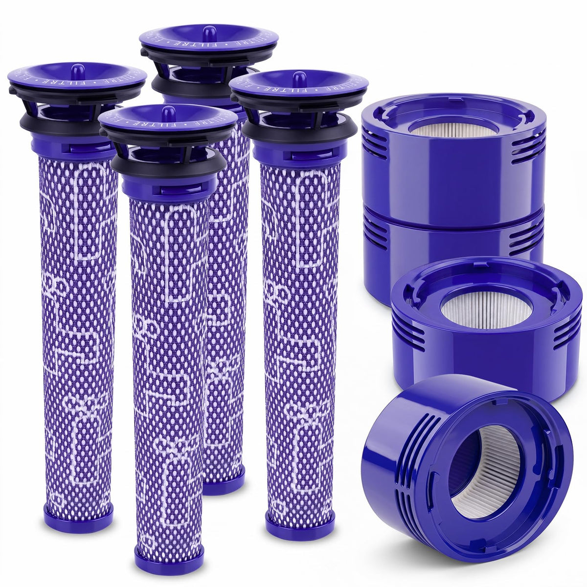 Vacuum Filter Replacement Compatible with Dyson V7 V8 Animal, V8 Absolute