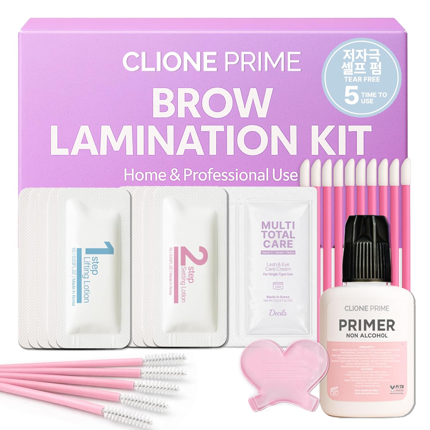 At Home Brow Lamination Kit - DIY Eyebrow Lamination Kit Professional Eye Brow Perm Kit Instant DIY Eyebrow Lift Kit