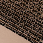 50 Pack 8.5 x 11 Inch Corrugated Cardboard Sheets, Cardboard Paper
