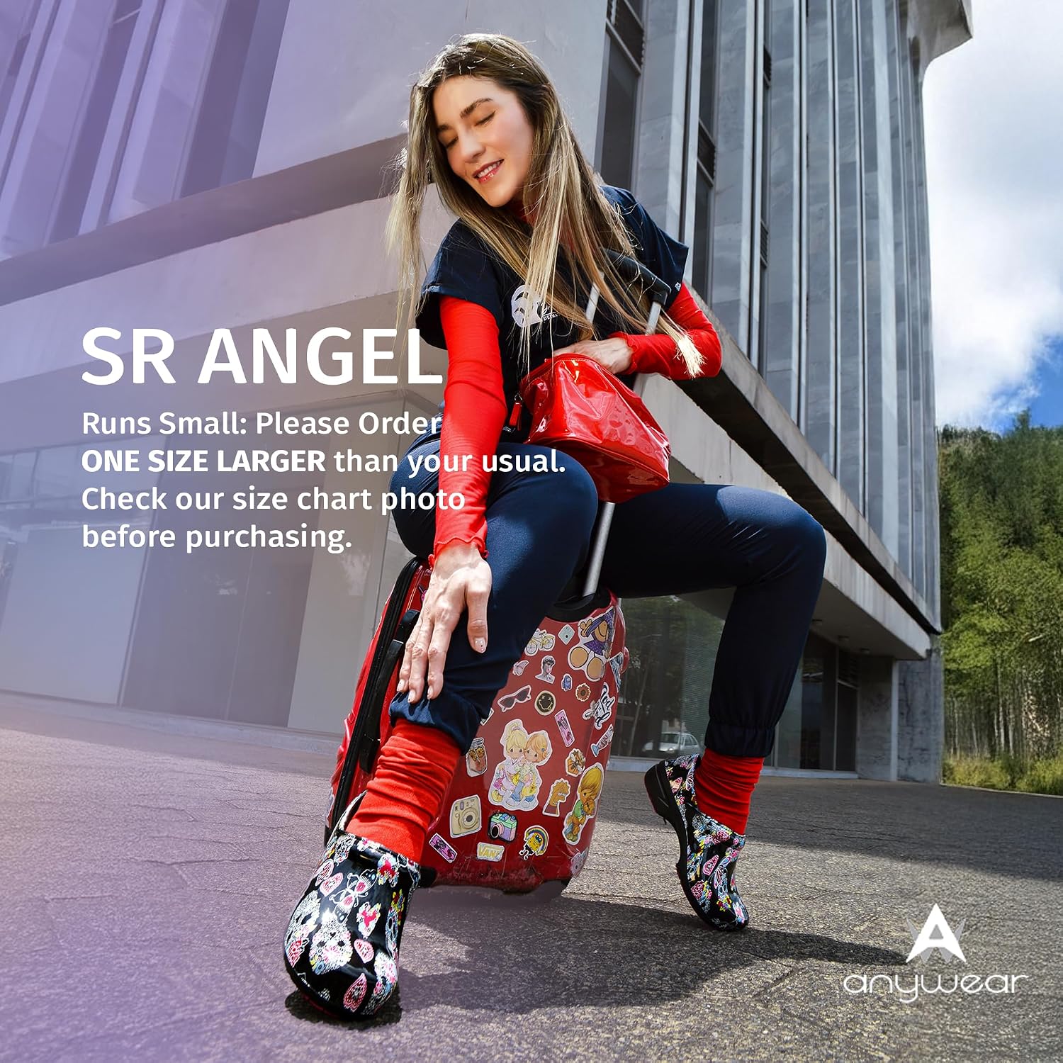 SR Angel Clogs, Nursing Shoes, Easily Emused, 7 Women/5 Men