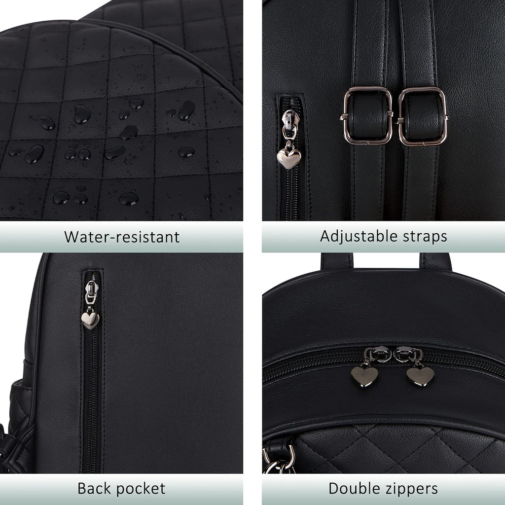 Mini Backpack for Women Leather Small Backpack Purse for Ladies
