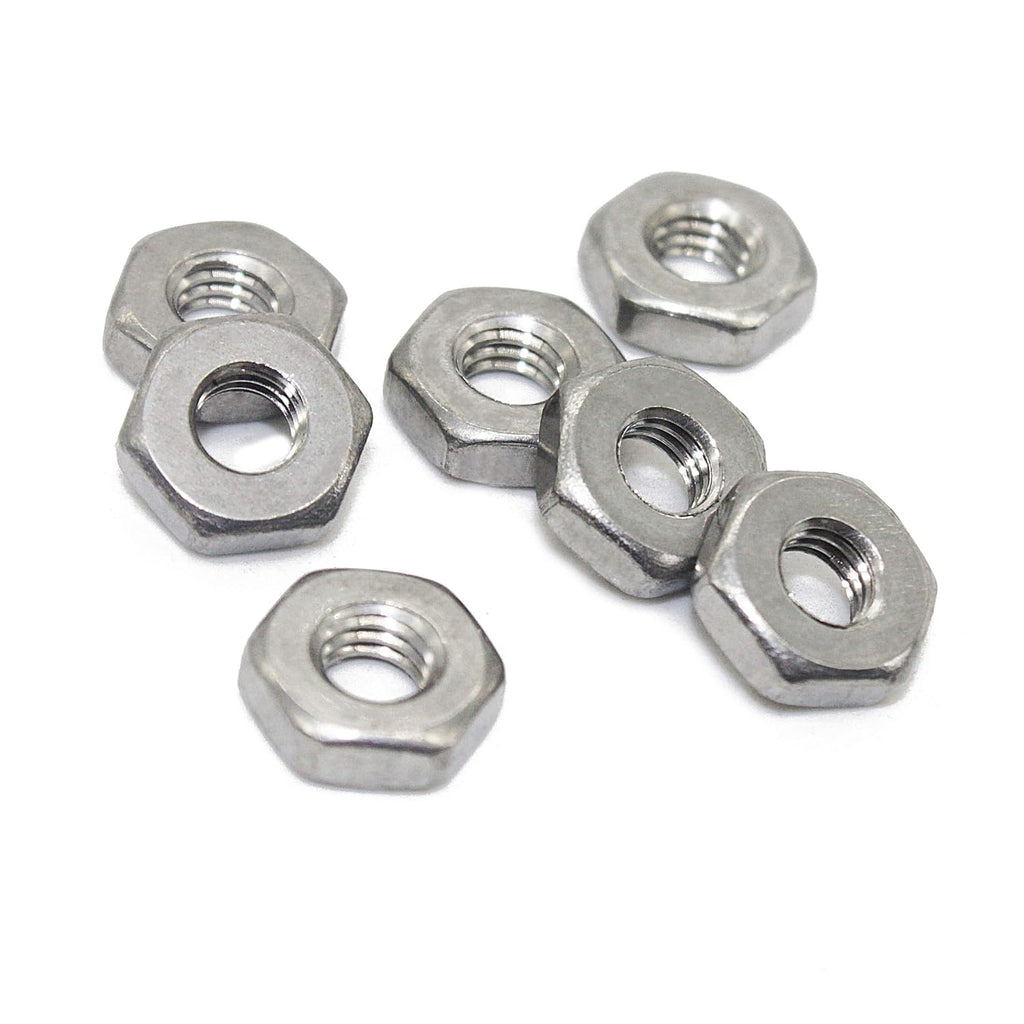 Fullerkreg 10-24 Machine Screw Hex Nuts, Stainless Steel 18-8