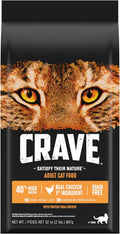 Grain Free High Protein Natural Adult Dry Cat Food, Chicken, 2 lb