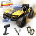 9201E 1:10 RC Truck for Adults & Boys, 48 KPH 4WD Short Course RC Car | Functional Spare Tire, LED Lights, Metal Dog
