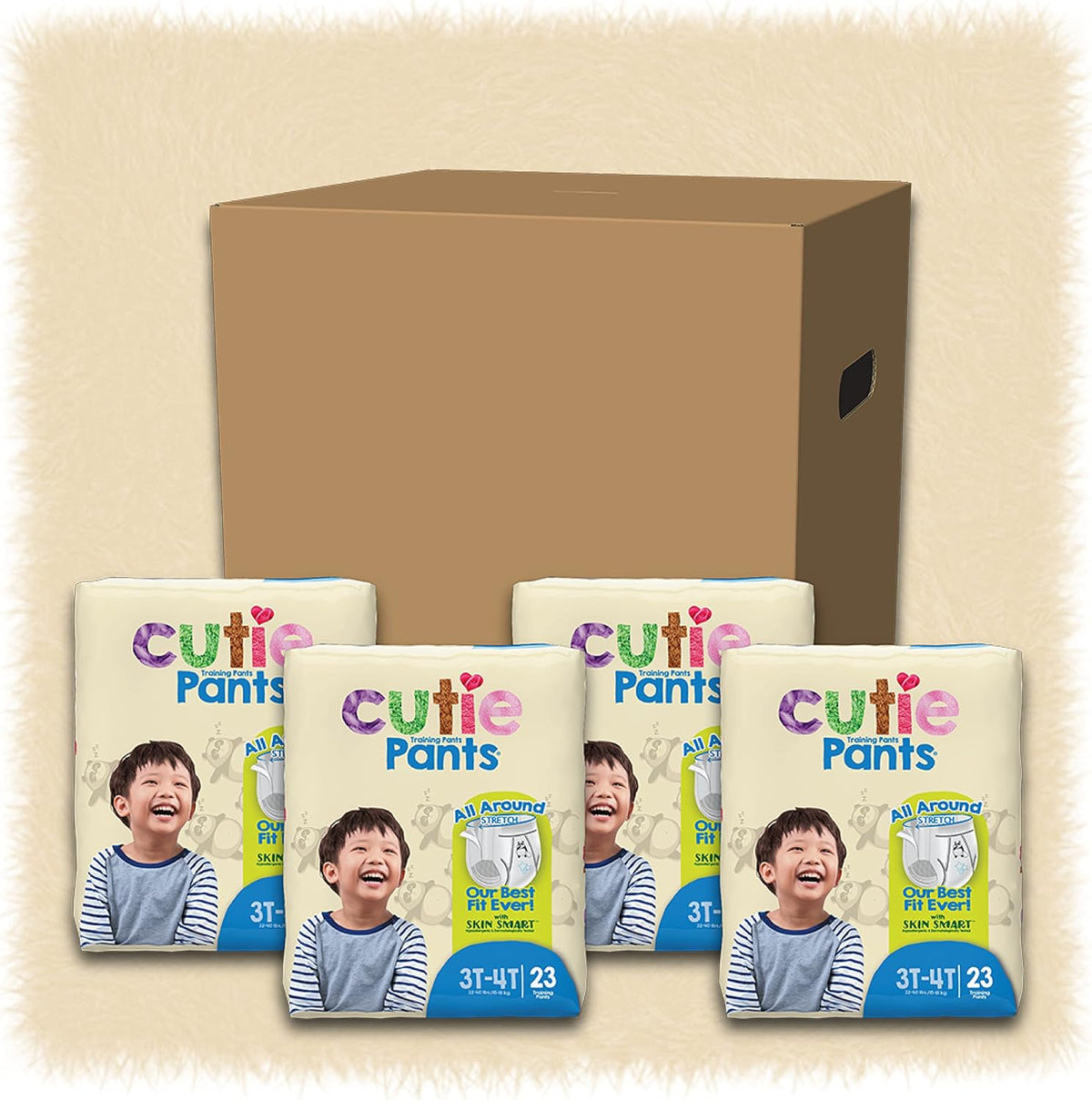 Cutie Training Pants, Male, 92 ct
