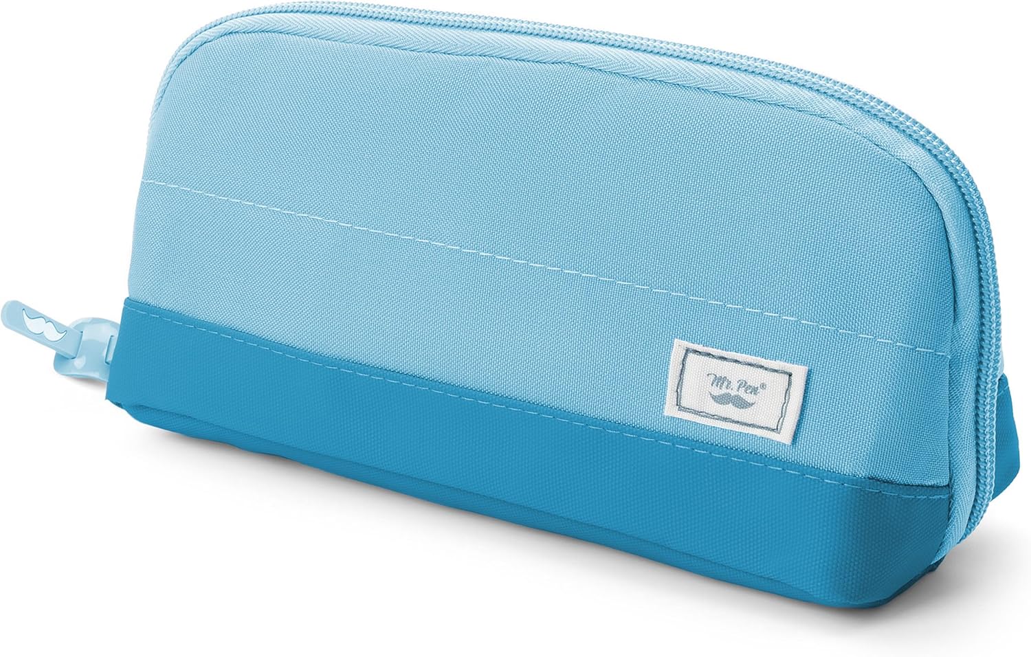 Wide-Opening Pencil Case, Triangle Design | Compact & Spacious Pencil Cases with 5 Mesh Pockets, Bag Pouch, Box