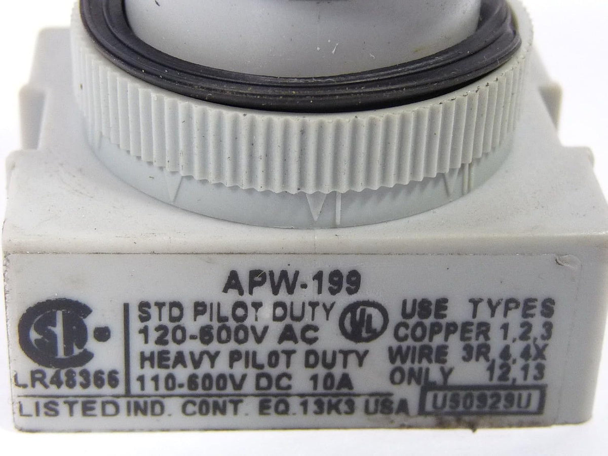 IDEC APW-199 22MM, NO Lens, Pilot Light, Round Style