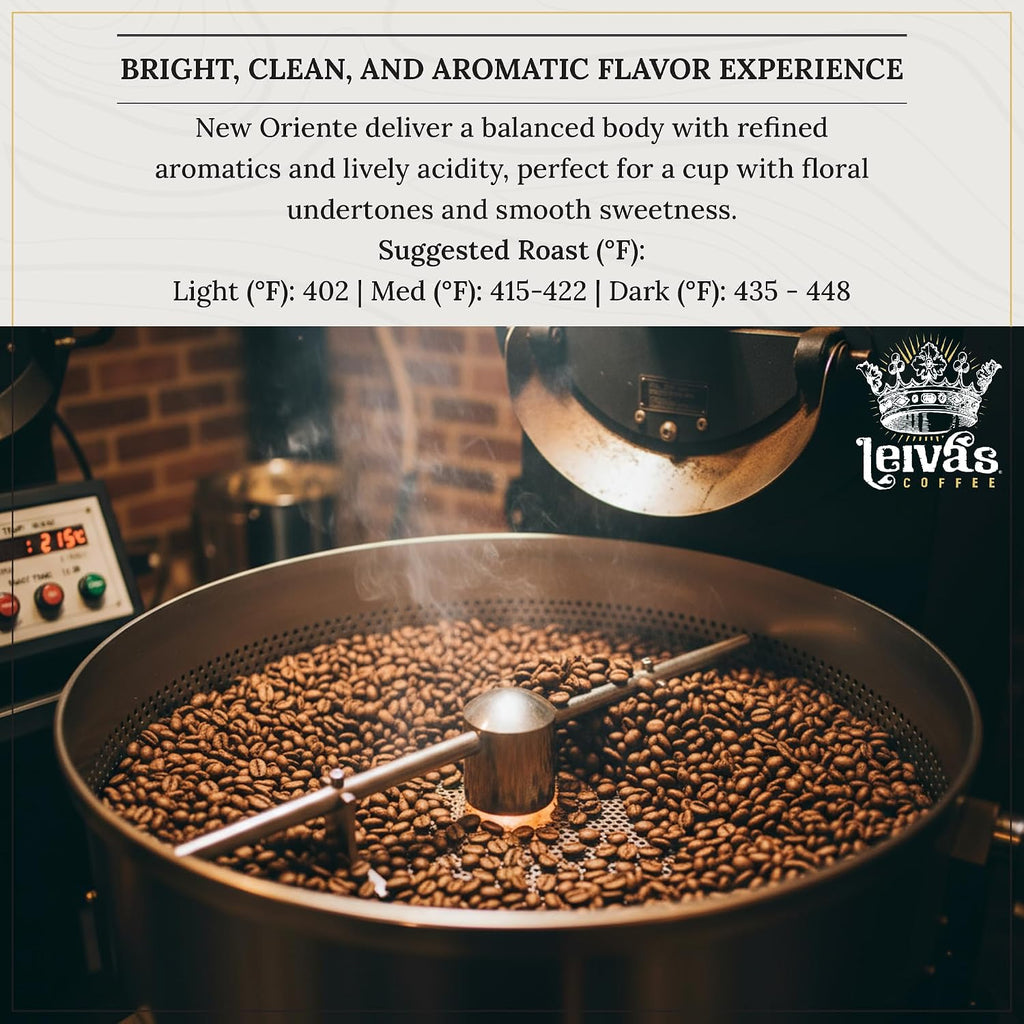 Leiva's Unroasted Green Coffee Beans Nuevo Oriente 1kg (35 oz)