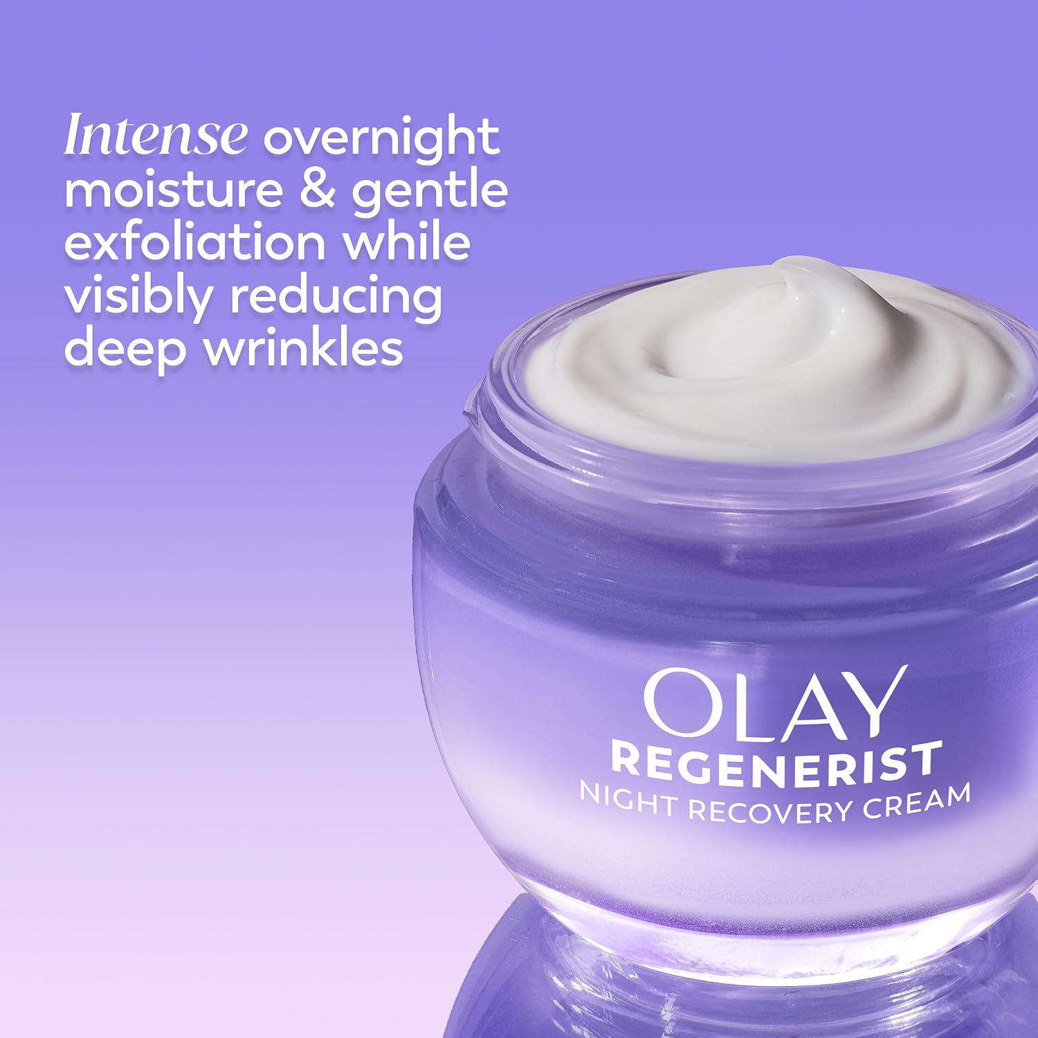 Night Cream for Face, Anti-Aging Face Moisturizer for Women - Fragrance-Free Skin Care, Anti-Wrinkle, Exfoliate