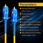 OS2 LSZH SC-SC UPC Fiber Optic Patch Cord 3m/10ft