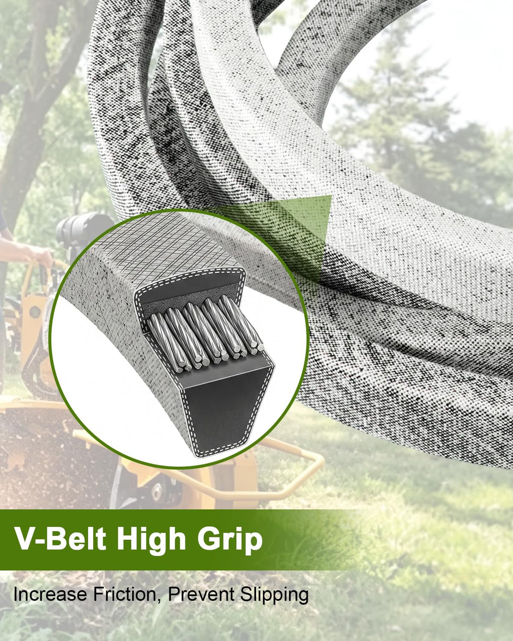 Drive V-Belt Fit for Vermeer SC252 Cutter Wheel Drive Stump Grinder