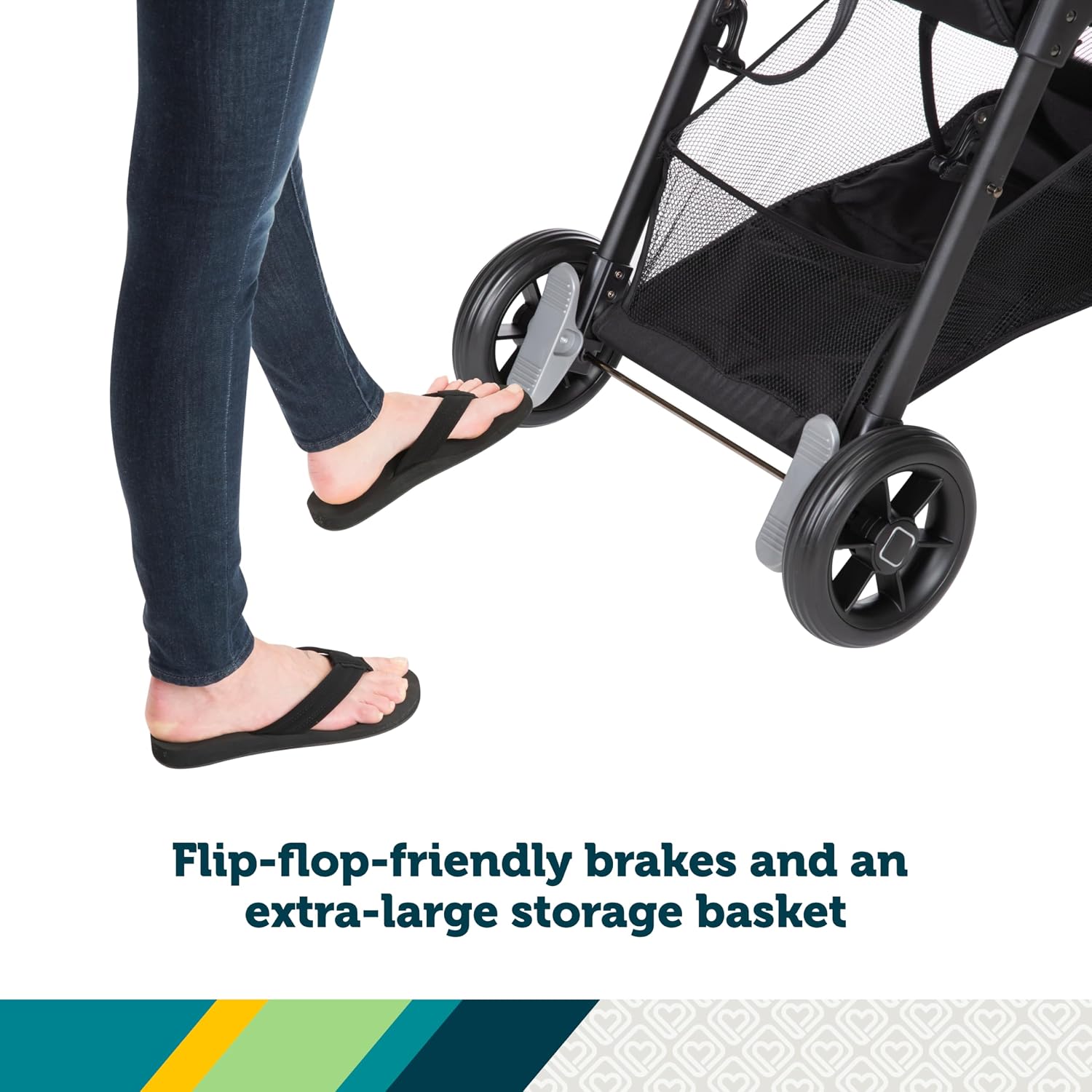 Smooth Ride Travel System Stroller and OnBoard FLX Infant Car Seat, Newborn to Toddler Baby Combo, Easy-Install
