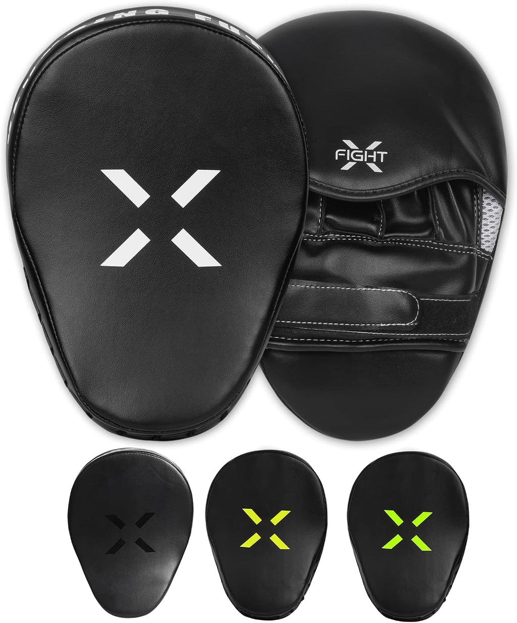 Punching Mitts for Boxing Leather Curved Punch Mitts Men & Women MMA Training Equipment Muay Thai Sparring Training