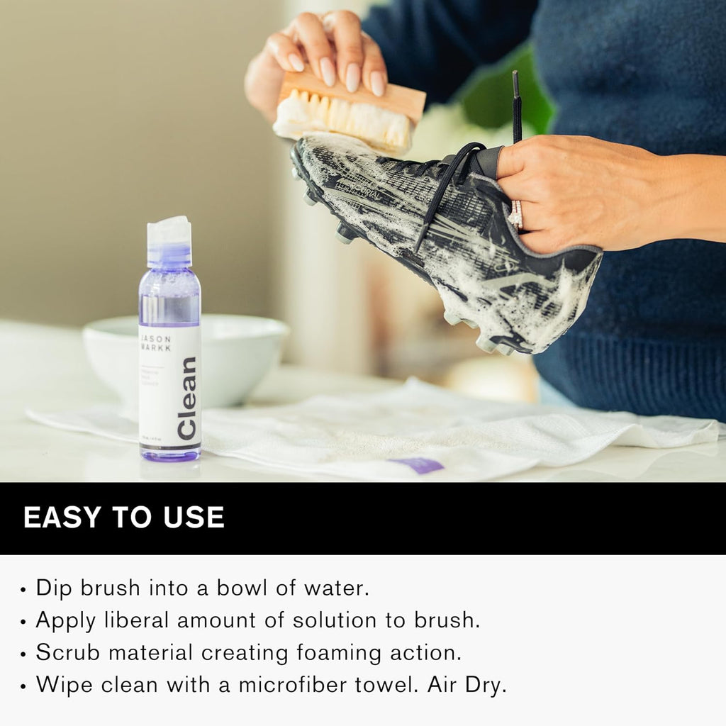 Essential Kit, Shoe Cleaner, 2-Piece Set, Deep Cleaning Solution & Durables Brush, Sneaker Care, Ideal for Footwear