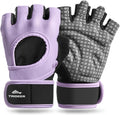 Weight Lifting Gloves for Women & Men, Wrist Support & Padded Palm | Gym Gloves with Silicone Grip, Breathable