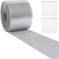 5 Inch X 60 Feet Gutter Guard Aluminum Mesh Roll Silver